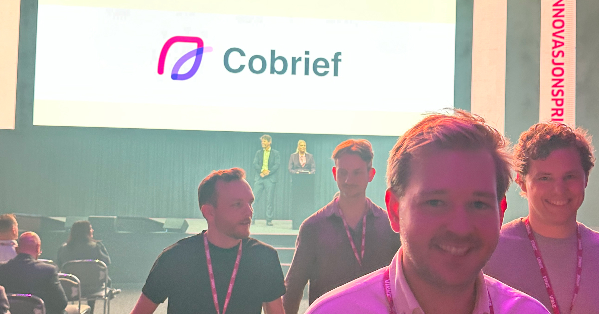 Cobrief vinner Virkes Innovasjonspris 2025!