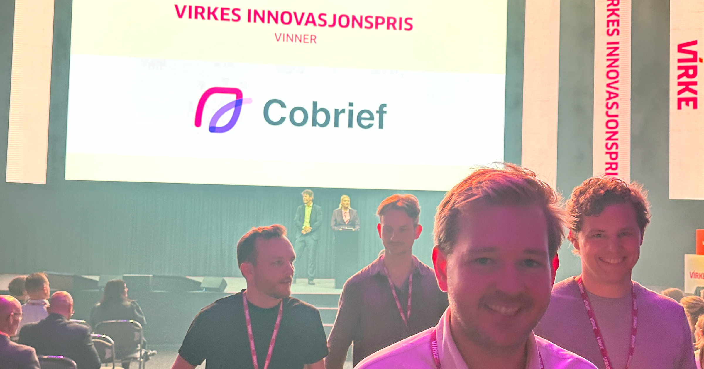 Cobrief wins Virke's Innovation Award 2025!
