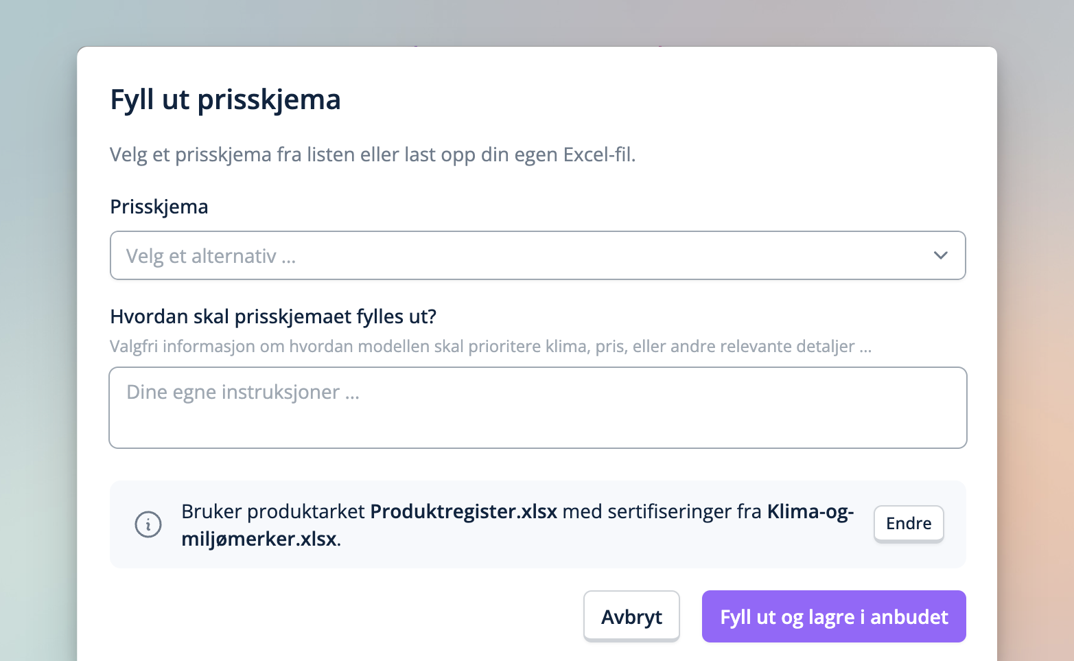 En bedre vurdering av anbudet