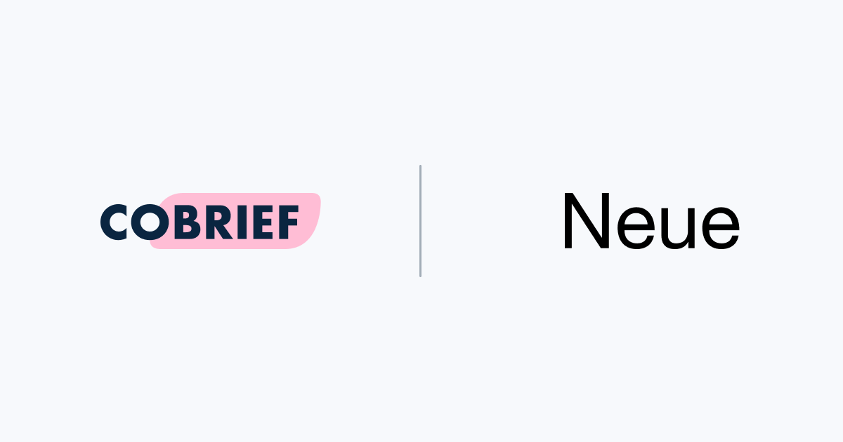 Neue Design Studio chooses Cobrief