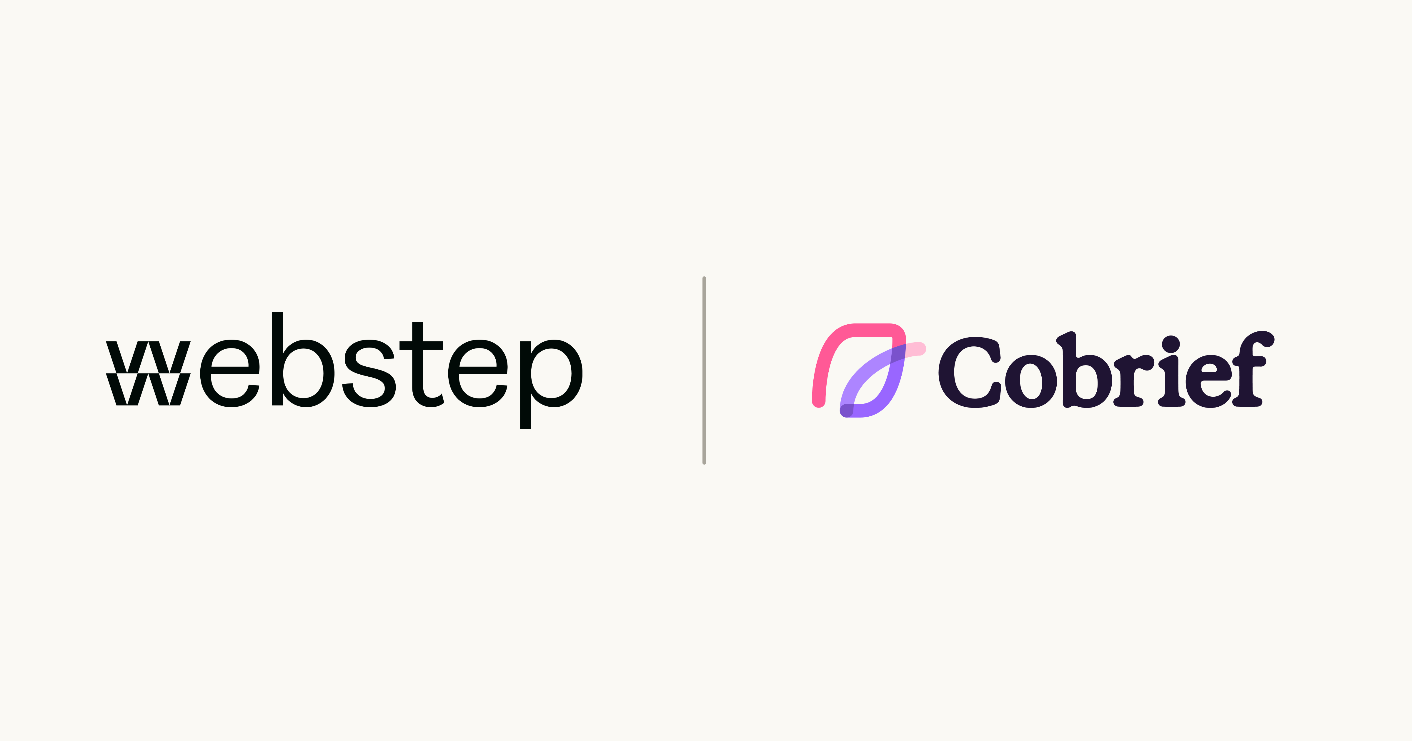 Webstep vælger Cobrief